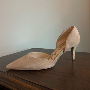 NEW Sam Edelman Suede Pointed Toe Short Heel (size 6.5)